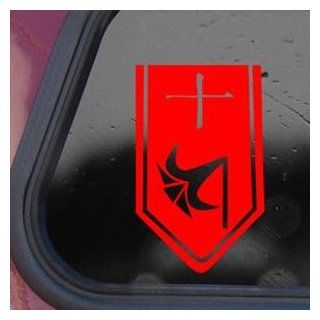 Bleach Toshiro Hitsugaya Captain Division 10 Red Sticker Decal Gotei 13 Red Sticker Decal   Decorative Wall Appliques  