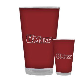 UMass Full Color High Rise Glass 17oz, UMass Sports & Outdoors