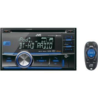 JVC KW HDR81BT Double DIN Car CD receiver with Bluetooth, HD Radio, iPod Capable  Vehicle Receivers 