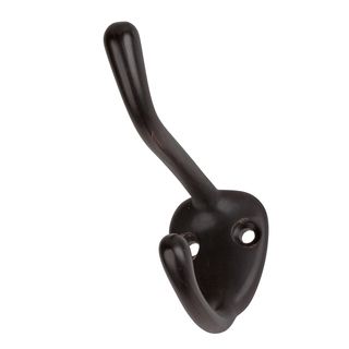 Gliderite Oil Rubbed Bronze Double Robe And Coat Hooks (pack Of 10)