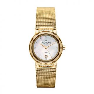 Skagen Women's Goldtone Mesh Bracelet Watch