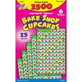 Bake Shop Cupcakes Superspots   Childrens Decorative Stickers