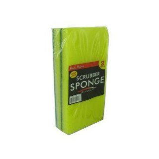Large foam sponges with scouring pad   Cleaning Sponges