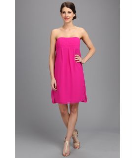 Badgley Mischka Basket Weave Cocktail Dress Womens Dress (Pink)