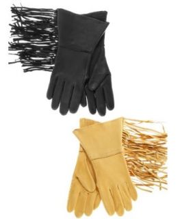 Geier Glove Men's Lined Western Fringe Deerskin Gauntlets Size 7 Color Black at  Mens Clothing store Cold Weather Gloves