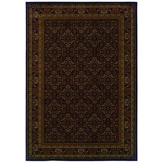 Traditional Black/ Red Area Rug (910 X 1210)
