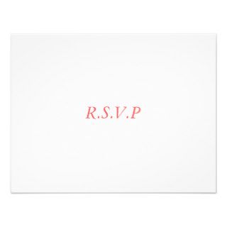 Elegant Peony Wedding RSVP Cards Personalized Invite