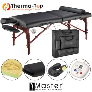 31 Montclair Therma Top Pro Package Massage Table in Black