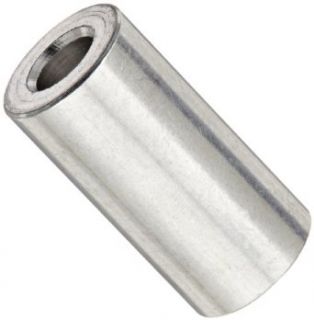 Round Spacer, 2011 Aluminum, Plain Finish, #8 Screw Size, 1/4" Length (Pack of 25) Hardware Spacers