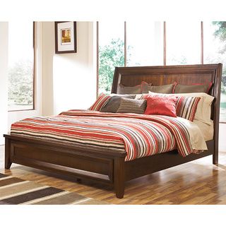 Signature Design By Ashley Signature Design By Ashley Holloway Brown Queen size Bed Brown Size Queen