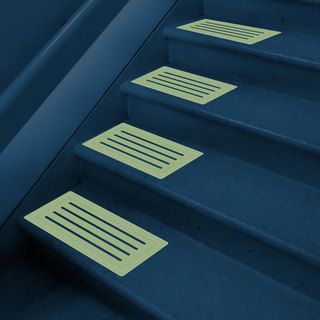 Glow in the dark Non slip Pathway Mats (pack Of 8)