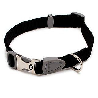 Petmate Signature Series 1 Inch by 18 26 Inch Adjustable Collar, Black  Pet Collars 