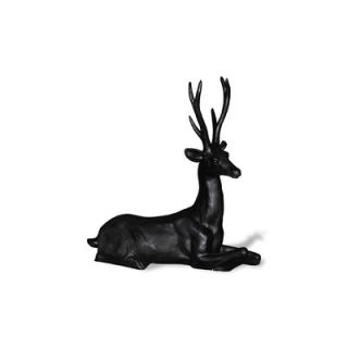 Amedeo Design ResinStone Resting Stag Deer Statue