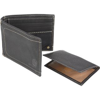 Carhartt Nubuck Passcase Wallet — Black, Model# 61-2201-30  Wallets