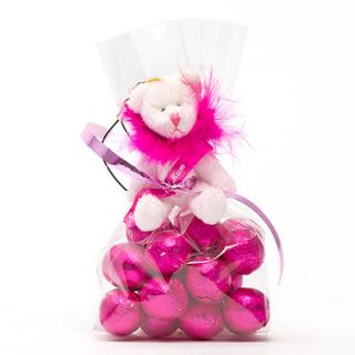 mother's day teddy keyring and chocolates by candyhouse