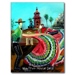 BEAUTIFUL MEXICAN DANCE Postcard