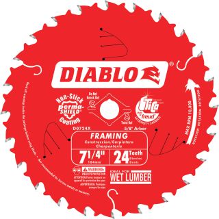 Freud Diablo Framing Saw Blade — 7 1/4in. x 24T  Circular Saw Blades