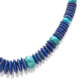 Jay King Anhui Turquoise and Lapis Beaded 18" Necklace