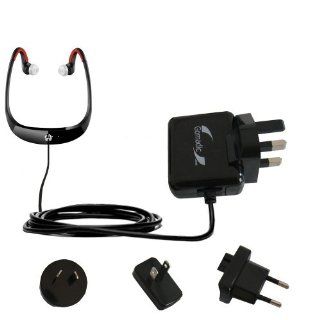 Gomadic Global Home Wall AC Charger designed for the Motorola S10 HD with Power Sleep technology   supports worldwide wall outlets and voltage levels   designed with Gomadic TipExchange Electronics