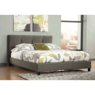 Signature Design By Ashley Signature Designs By Ashley Masterton Grey Upholstered California King Bed Black Size California King