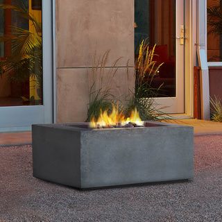 Real Flame Baltic Square Concrete Ng Fire Table