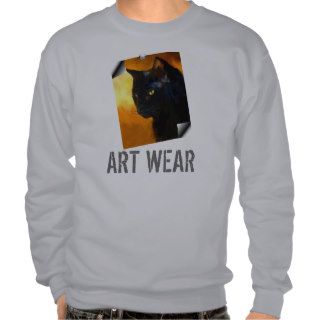 The Master (black cat) Art Wear Sweatshirt