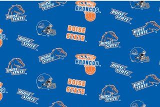 BOISE STATE FLEECE FABRIC BOISE STATE BRONCOS FLEECE FABRIC SOLD BY THE YARD