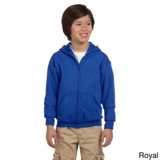Gildan Youth Heavy Blend 50/50 Full zip Hooded Sweatshirt