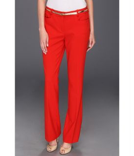 Calvin Klein Lux Belted Pant Womens Casual Pants (Red)