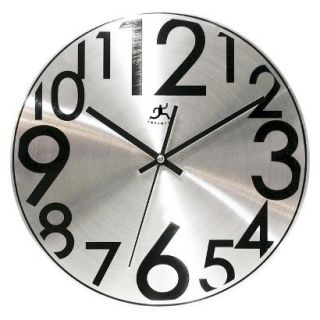 Infinity Modern Decorative Clock   Silver