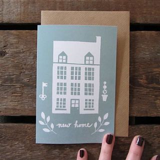 recycled new home card by stephanie cole design