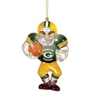 Green Bay Packers Acrylic Football Player Ornament   Sports Fan Hanging Ornaments