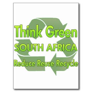 Think Green South Africa Postcard