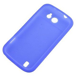 Blue Silicone Skin Soft Phone Cover for Sprint ZTE Flash N9500 Cell Phones & Accessories