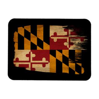 Maryland Flag Rectangular Magnets