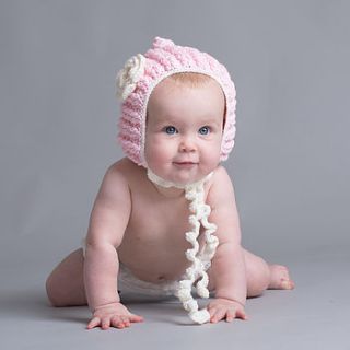 hand made baby girl's pixie hat by attic