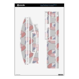 Polish American Shield Flag Skin For PS3 Console