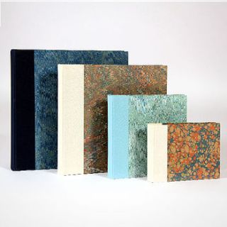 hand marbled photograph album by clementine's shop