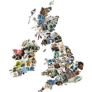 british isles map artwork inspired by people by mel piagesti