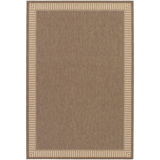 Recife Wicker Stitch Cocoa/ Natural Runner Rug (2'3 x 7'10) COURISTAN INC Runner Rugs