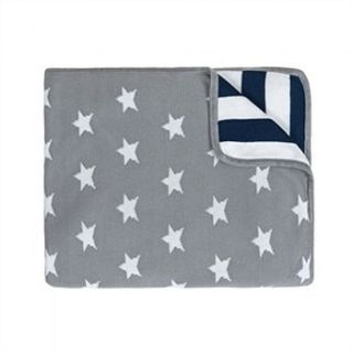 grey star blanket by bamboo baby