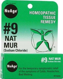 HYLANDS NuAge Tissue Salts Natrum Mur 6X 125 TAB Health & Personal Care