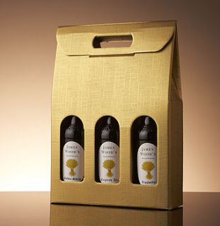 personalised real ale trio by intervino