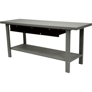 Homak 79in. Steel Workbench — 3 Drawers, Model# GW00550160  Workbenches