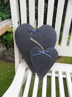 slate heart decoration by slate gift company