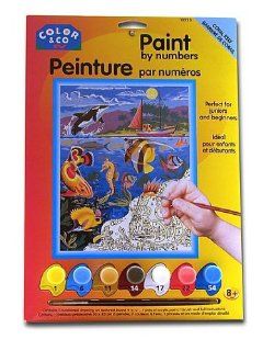 Color & Co. Paint By Numbers Set penguins Toys & Games