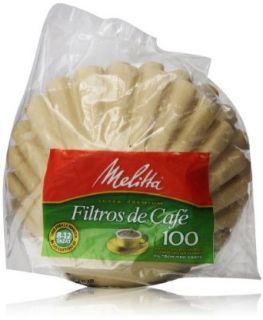 Melitta Basket Coffee Filters, Natural Brown, 100 Count Prime Pantry