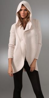 HHH by Haute Hippie Hooded Wool Cardigan