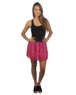 599fashion Women's Short Sheer Skirt with Elastic Waist Line