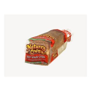 Natures Own 100% Whole Grain Bread 20 oz.